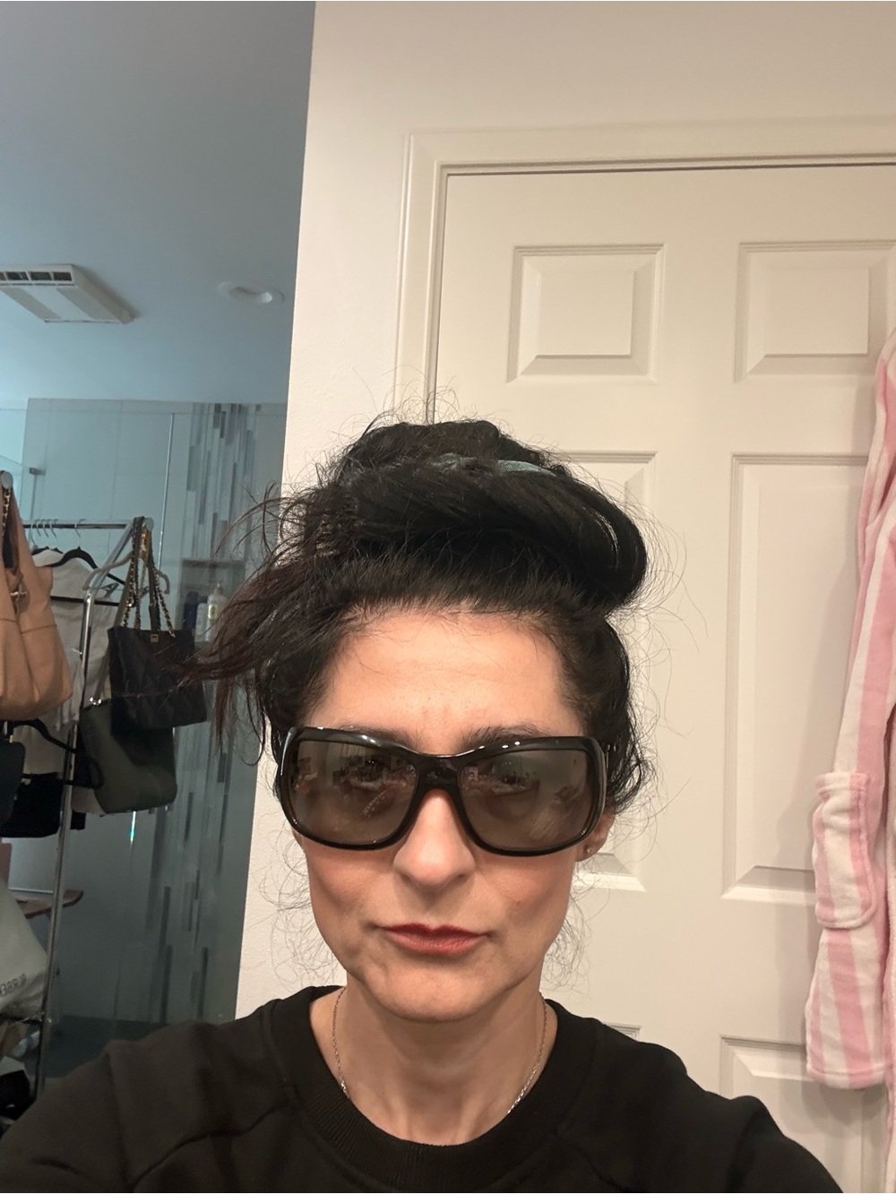CHANEL Brown Black Tortoiseshell CC Logo Wrap Sunglasses - Picture 13 of 13